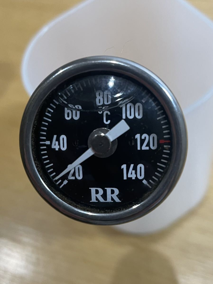 RR社 油温計 黒 オイルテンプメーター CT110の画像2