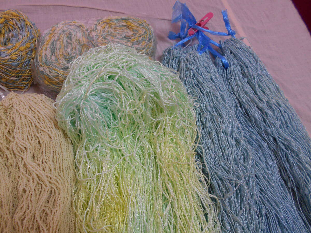 毛糸　糸　手染め　まとめて　夏糸です　約４．５キロ強_画像3
