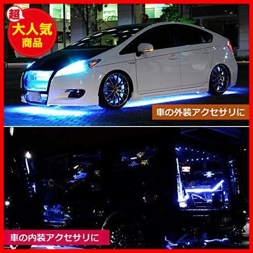 ★100cm★ 【1本入り】 LEDテープライト 12V 防水 3チップ 100cm (白ベース) 発光色：白色_画像7