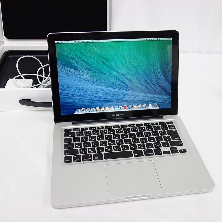 美品 MacBook Pro Mid 2012 13インチ シルバー 2.5GHz Core/i5 4GB 500GB 充放電44回 送料無料 インボイス可 【k0219-20-0405】清Tの画像1
