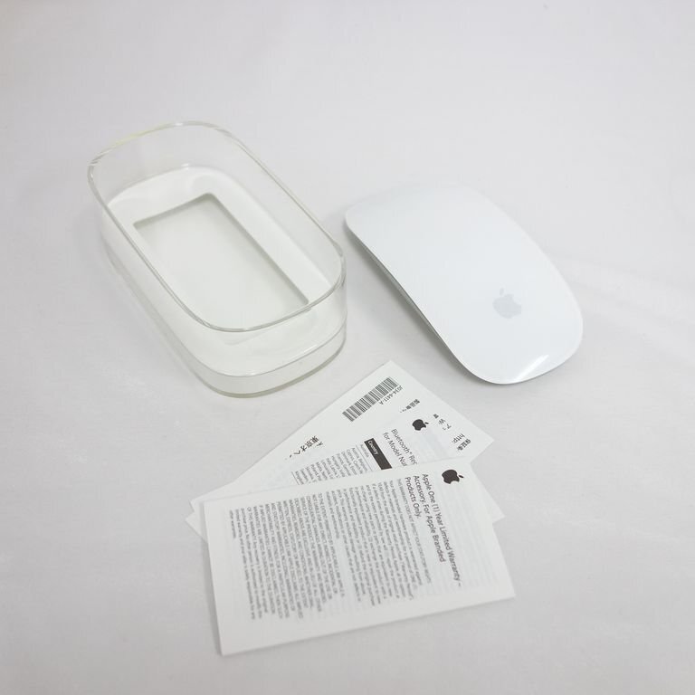 1円スタート Magic Mouse マジックマウス Apple純正 A1296 MB829J/A 電池式 3日間返品可 インボイス対応可 送料無料 【k-5-0423】兼Pの画像1