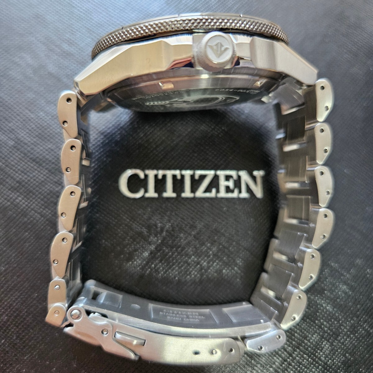  CITIZEN シチズン PRO MASTER SKY プロマスター スカイ NB6046-59E ブラック 美品！_画像8