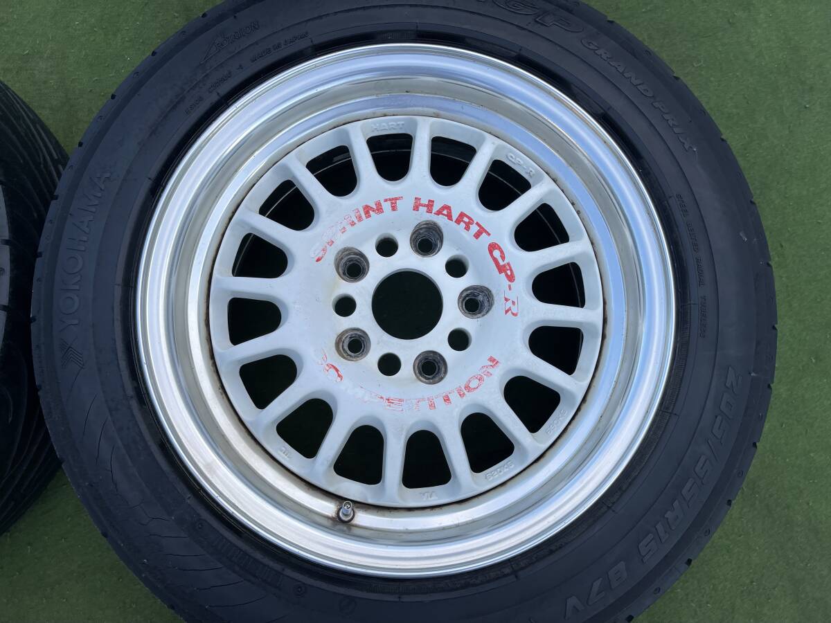 ◆ 希少！ SPRINT HART CP-R スプリントハート◆ 15x7J+30/PCD:114.3/5穴◆2本. 205/55R15の画像4