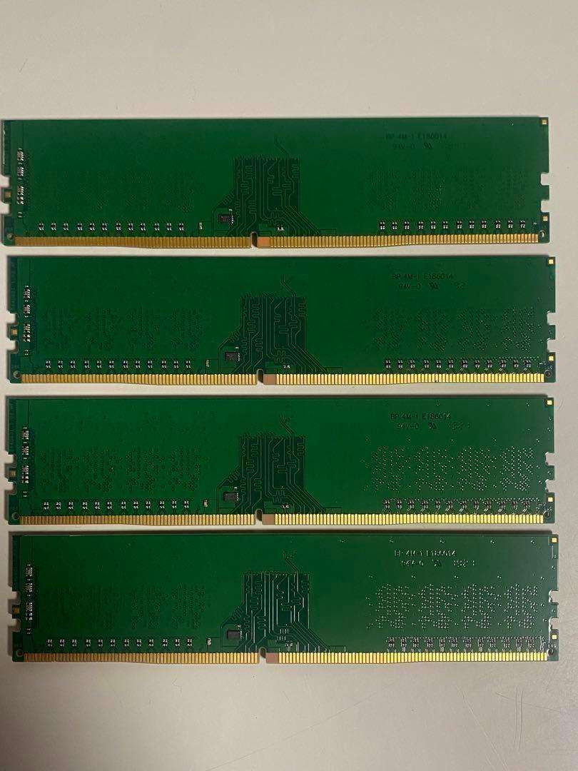 送料無料 PCメモリ DDR4 / 4GB×4枚セット 合計16GB MV-D4U2400-S4G / PC4-19200同規格の画像2