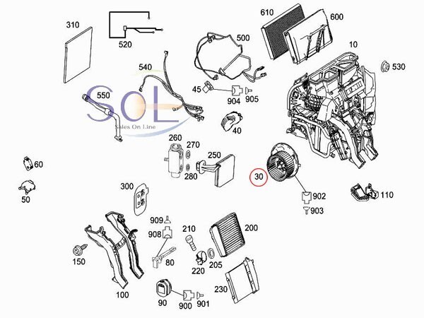 ベンツ W169 W245 エアコン ブロアモーター ブロワモーター A170 A180 A200 B170 B180 B200 1698200642 出荷締切18時_画像2