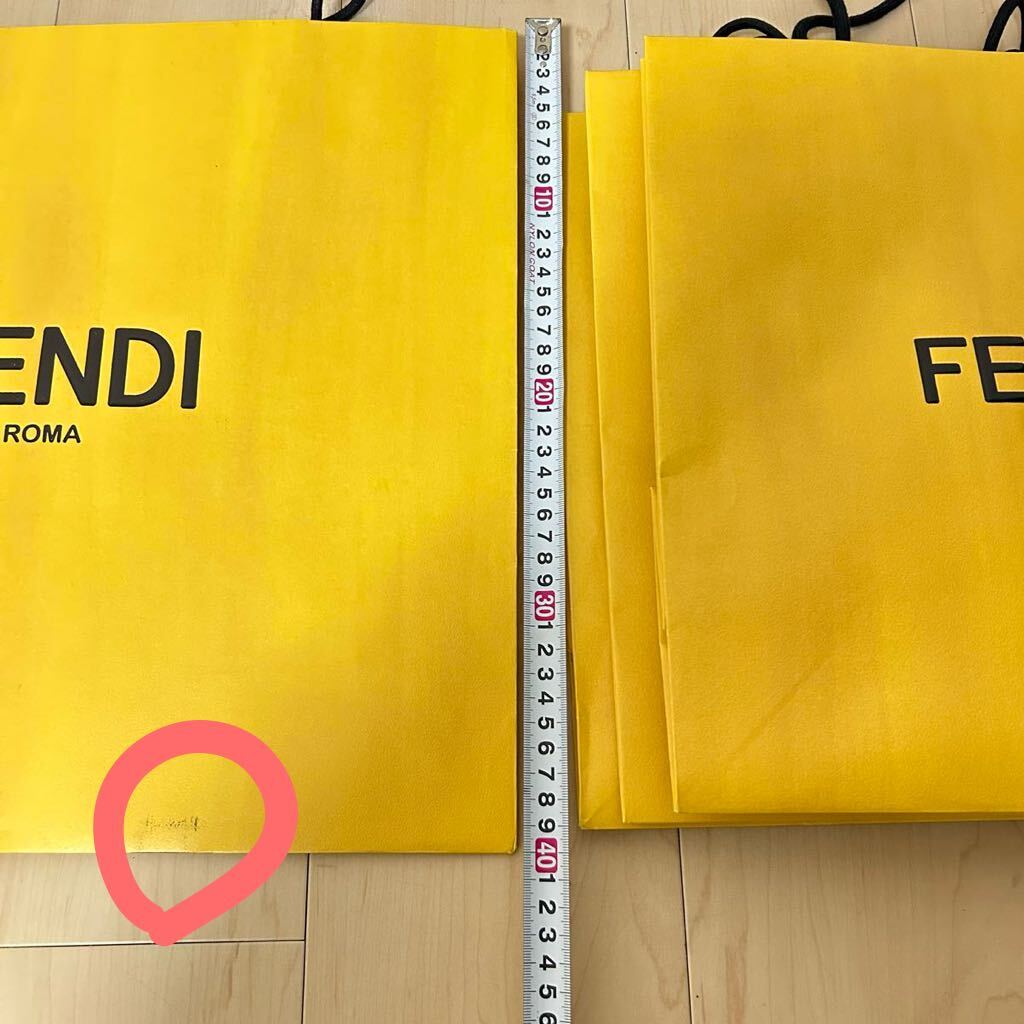 FENDI ショッパー ショップ袋 フェンディ 紙袋 ショッピングバッグ 保存袋 布の画像3