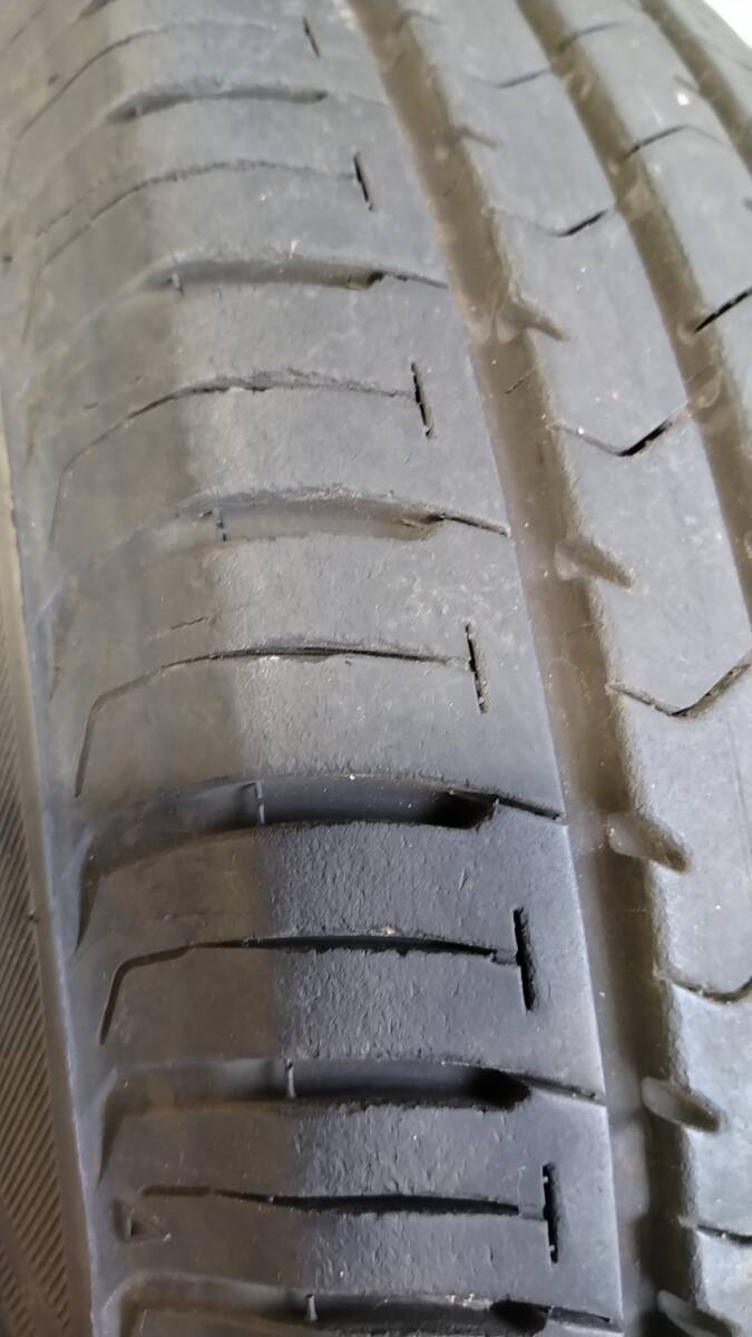 【即落札設定】バリ山♪ ★2018年製★ 165/70R14 BRIDGESTONE ECOPIA NH100C 中古 4本 エコピア 165/70/14 マーチ ノート ヴィッツの画像10