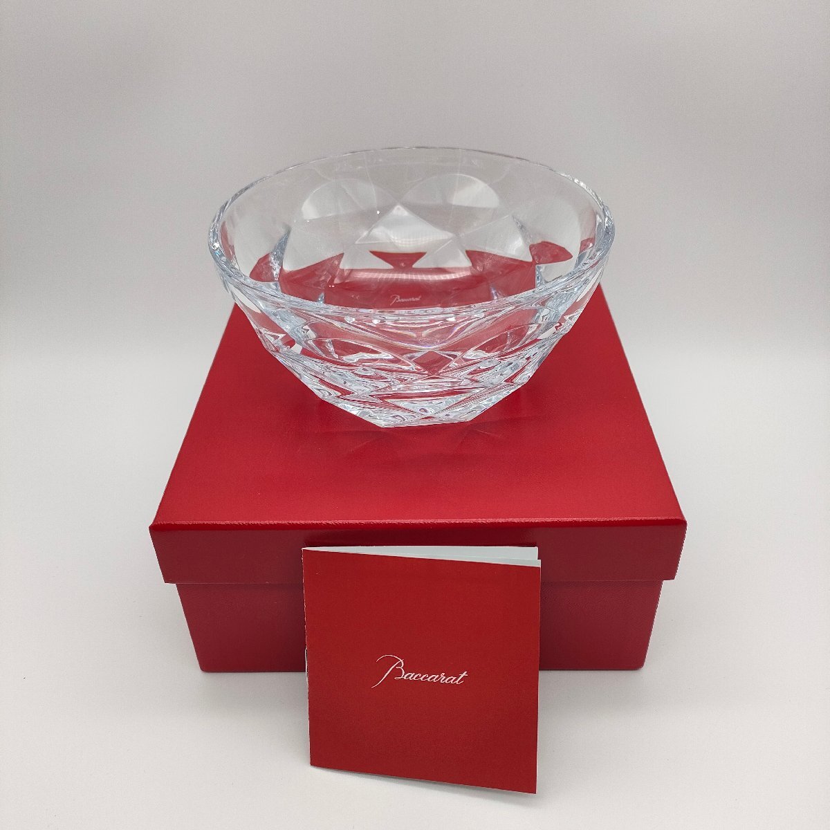 【未使用品】Baccarat バカラ スウィング SWING ボウル 食器 クリスタル 箱付 クリスタルガラス クリア S730_画像1