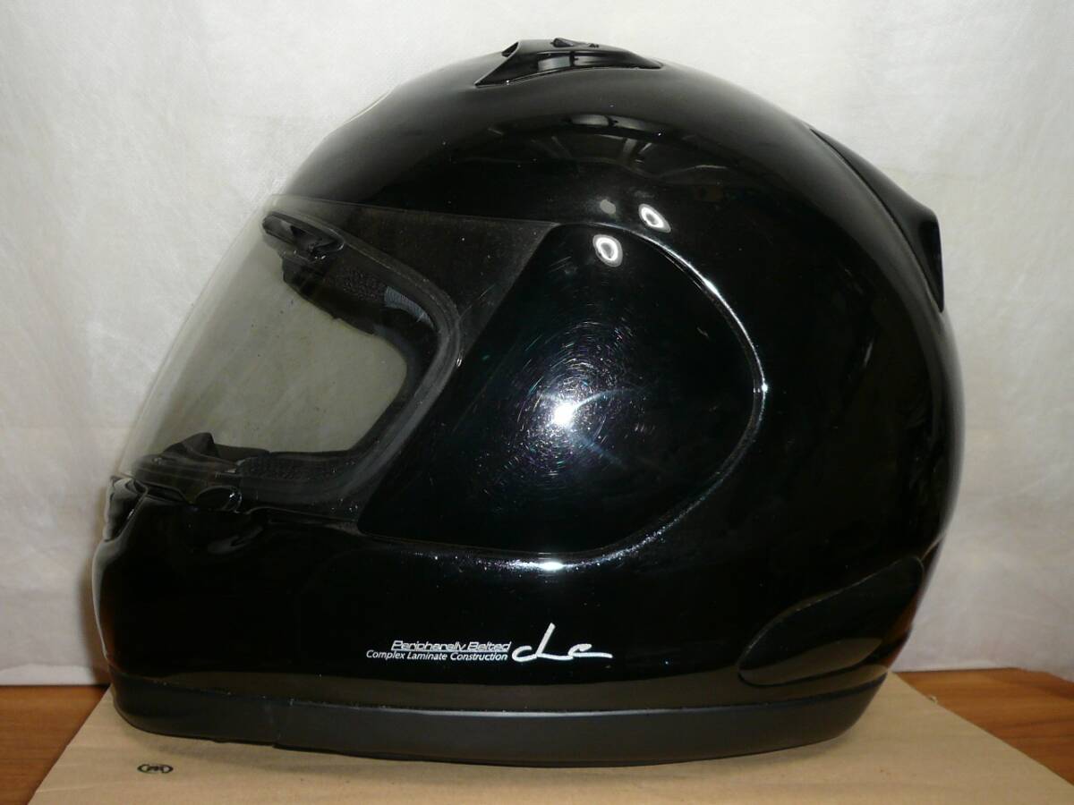 Arai アライ PROFILE プロファイル ヘルメット フルフェイス ヘルメット 61.62cm XL ブラックの画像5