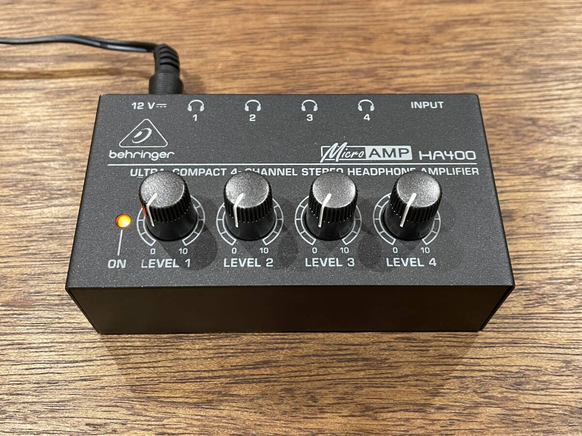 BEHRINGER ( ベリンガー ) / HA400 Microamp ヘッドホンアンプ アダプター付きの画像2