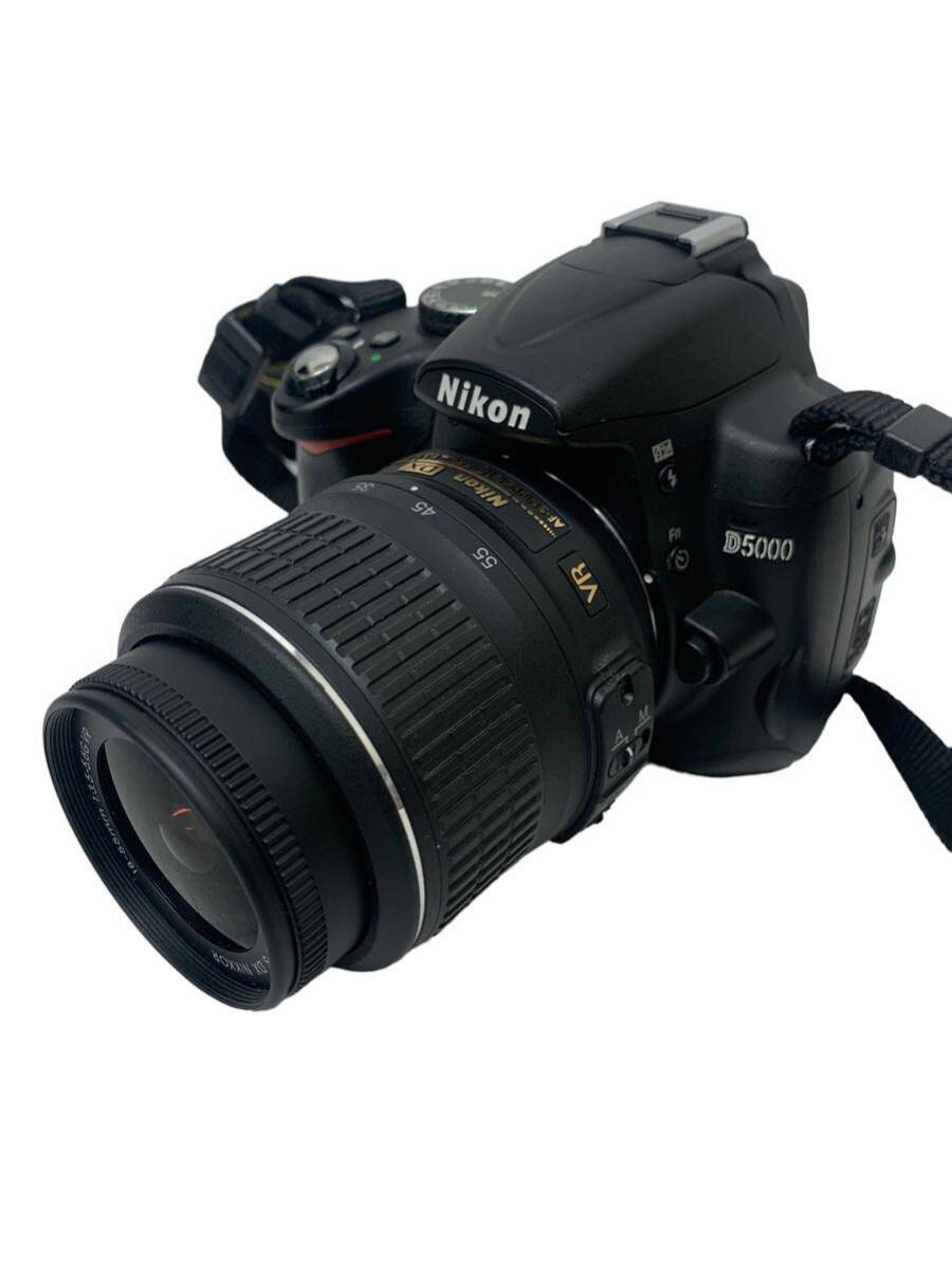 Nikon ニコン D5000 デジタルカメラ デジカメ AF-S DX 18-55mm 1:3.5-5.6G VR レンズ NIKKOR 動作品_画像2