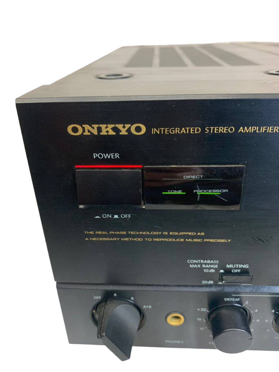 ONKYO オンキョー プリメインアンプ A-701D ステレオ 音響機器 箱付き_画像3