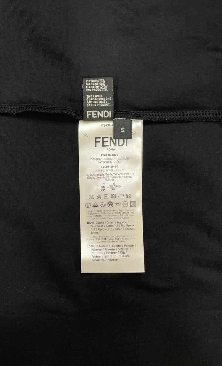 ◆美品◆FENDI フェンディ AMOR Tシャツ S ズッカ トップス モンスター 限定 正規品 34_画像7