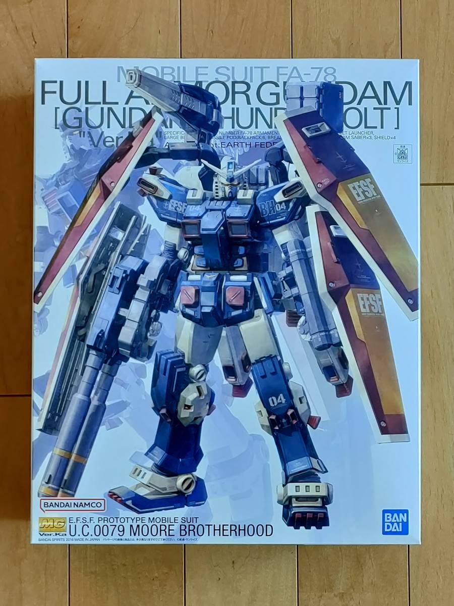 3個出品 同梱可 新品 MG フルアーマー・ガンダム Ver.Ka GUNDAM THUNDERBOLT版 サンダーボルト版 1/100 フルアーマーガンダム バンダイ_画像1