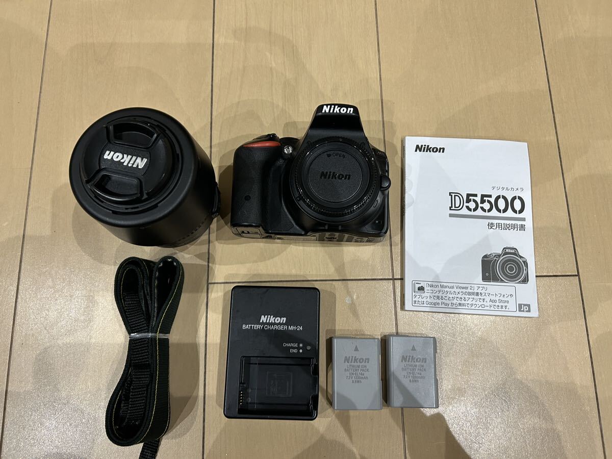 中古  Nikon ニコン D5500 レンズキット の画像1