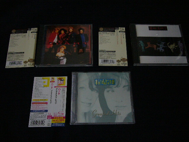 即決有★帯付美品★全て高音質SHM-CD★３枚セット★ハート/HEART★GREATEST HITS/HEART/BAD ANIMALS★_画像1