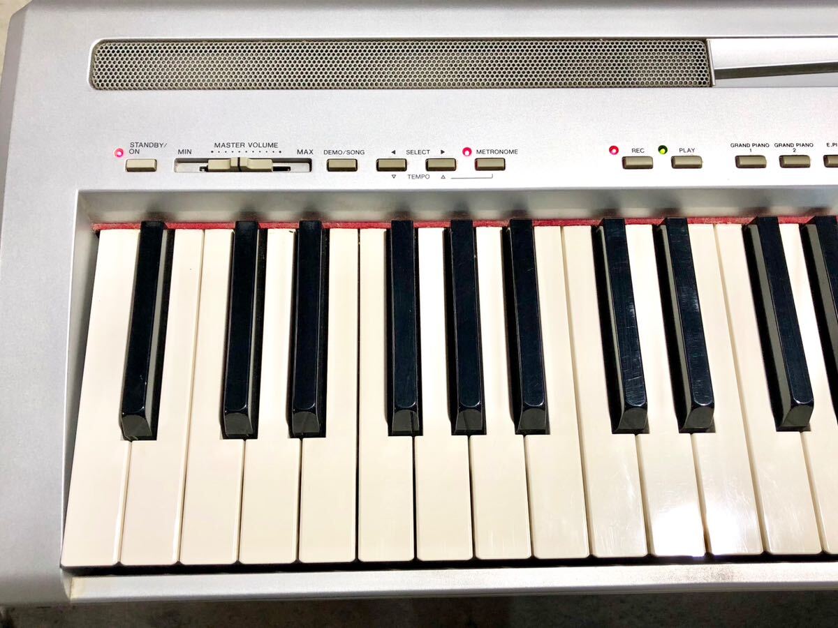 YAMAHA ヤマハ 電子ピアノ DIGITAL PIANO P-85 シルバー ’09年製 2009 音出し確認済み ピアノ 鍵盤楽器 スタンド付き キーボード 楽器の画像5