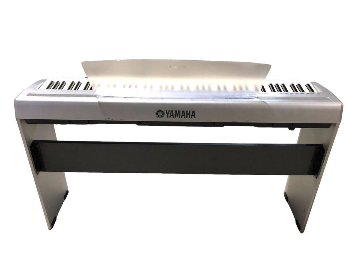 YAMAHA ヤマハ 電子ピアノ DIGITAL PIANO P-85 シルバー ’09年製 2009 音出し確認済み ピアノ 鍵盤楽器 スタンド付き キーボード 楽器の画像2