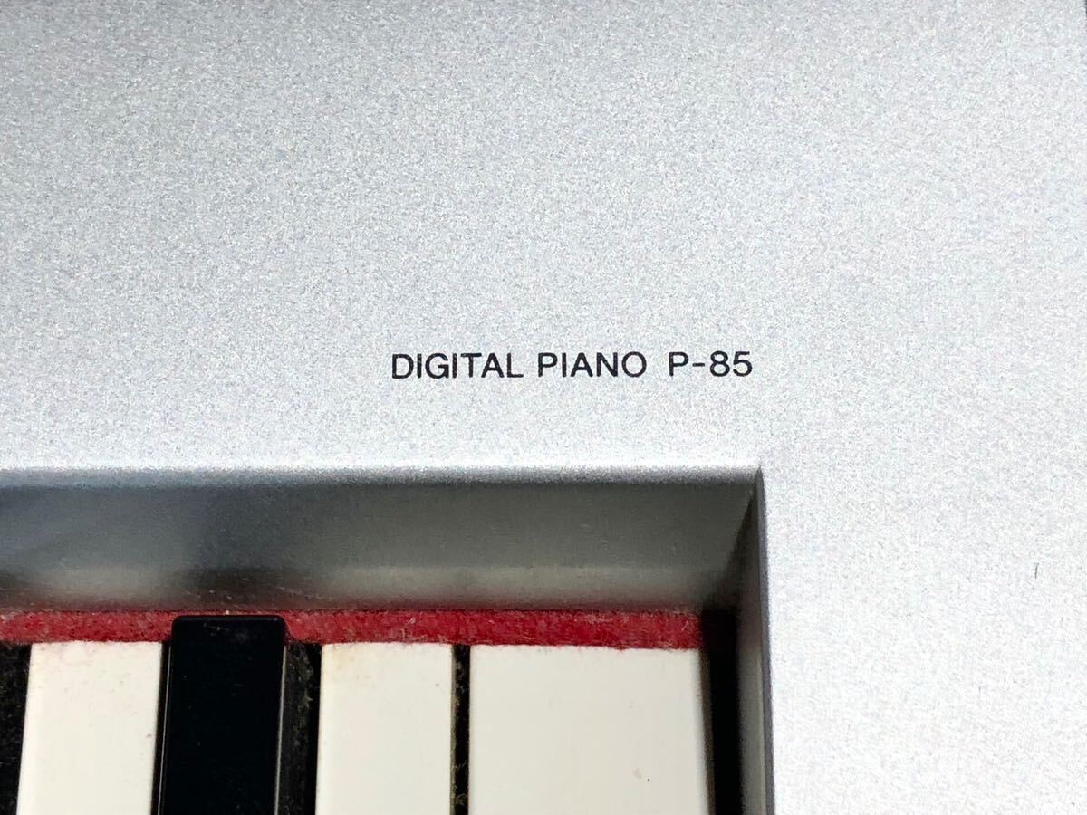 YAMAHA ヤマハ 電子ピアノ DIGITAL PIANO P-85 シルバー ’09年製 2009 音出し確認済み ピアノ 鍵盤楽器 スタンド付き キーボード 楽器の画像4