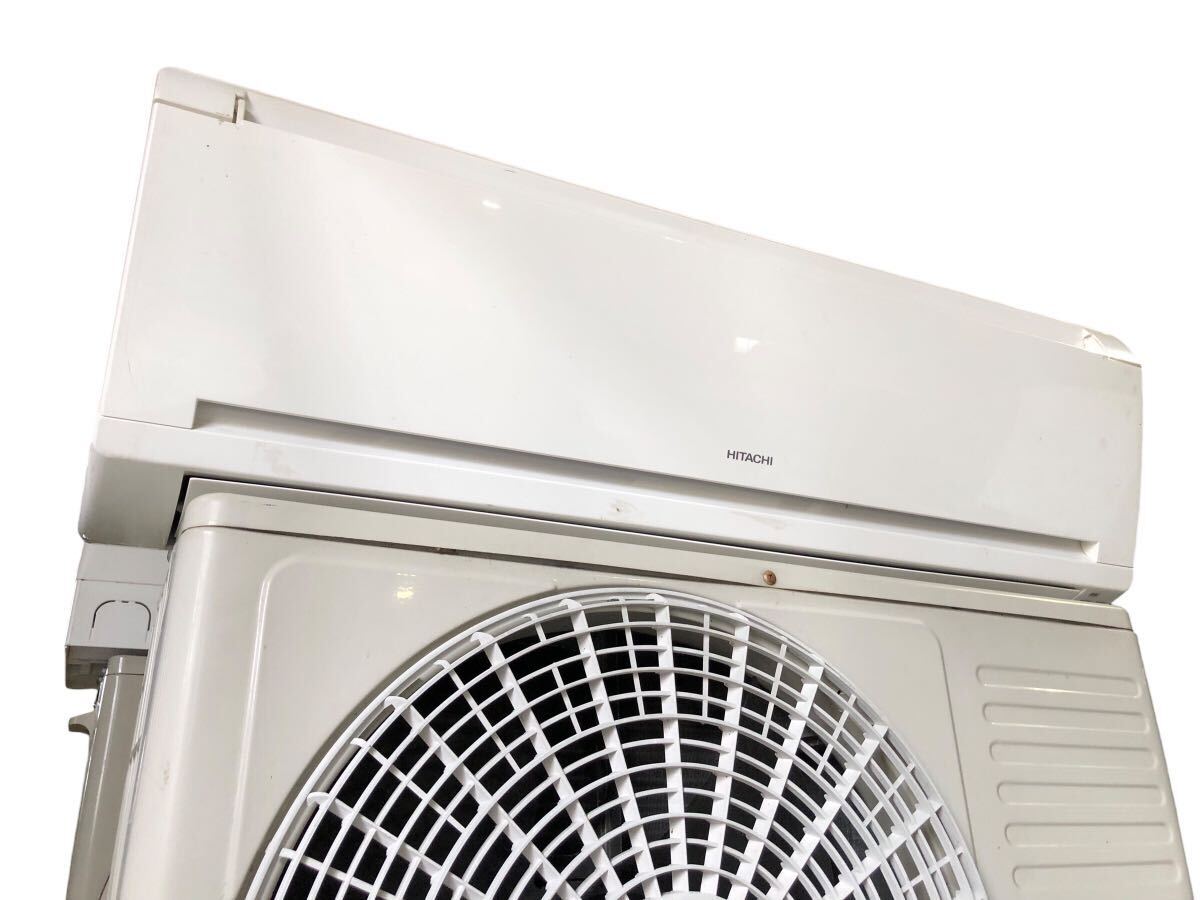 HITACHI 日立 ルームエアコン RAS-R22A (W) 2012年製 セパレート形 冷暖房兼用 冷房機器 家庭用 動作品 おもに6畳用 ※リモコン無し の画像9