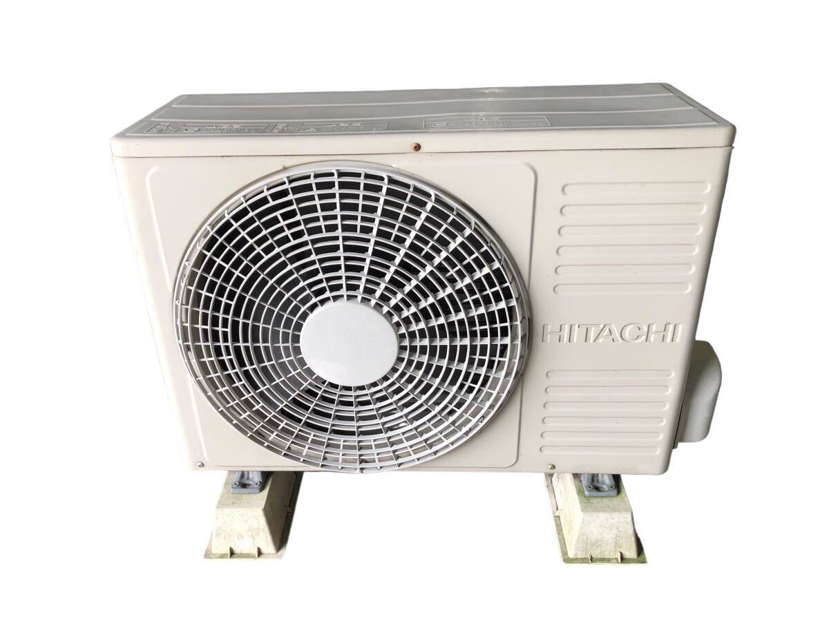HITACHI 日立 ルームエアコン RAS-R22A (W) 2012年製 セパレート形 冷暖房兼用 冷房機器 家庭用 動作品 おもに6畳用 ※リモコン無し の画像3