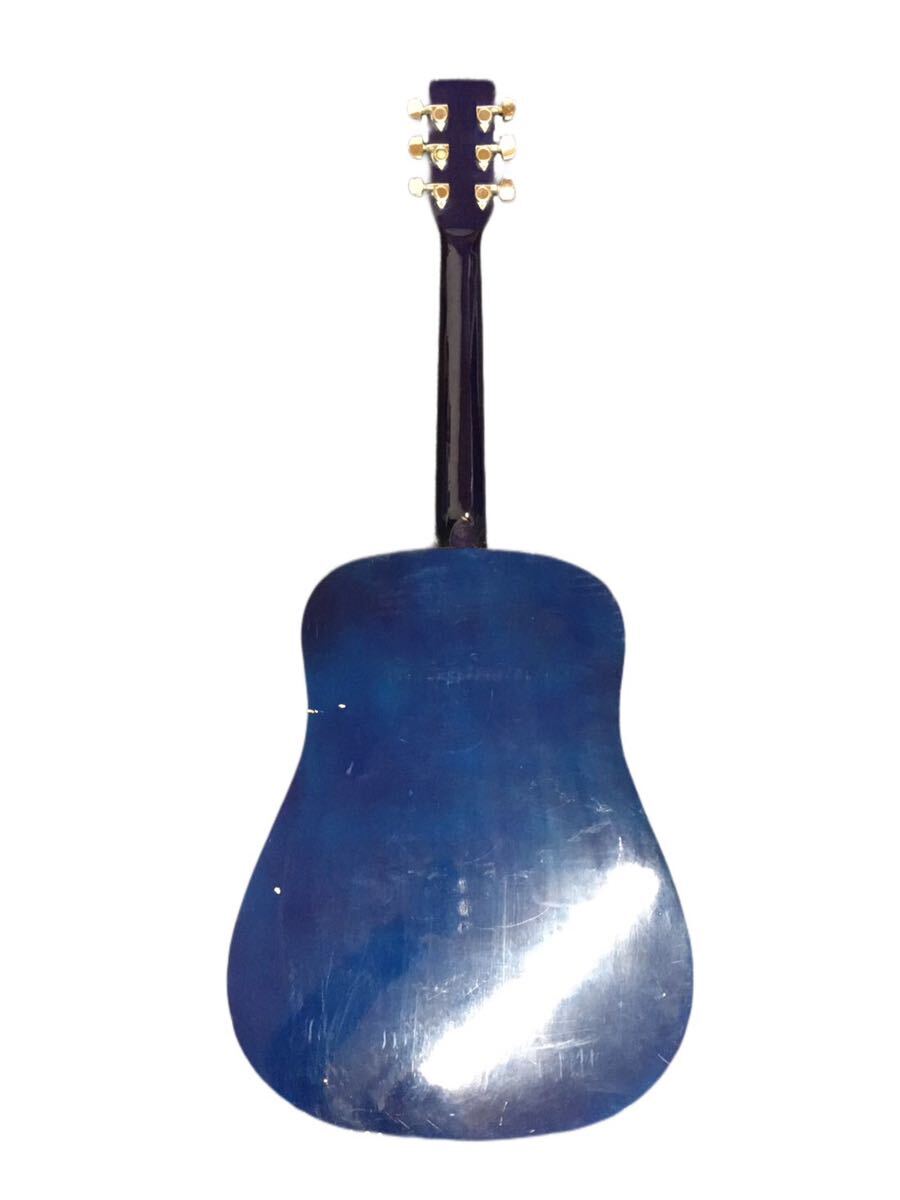 Legend WG-20sbl レジェンド ギター アコースティックギター アコギ ブルー グラデーション 弦楽器 楽器 弦なし 本体 入門用 音楽機器 の画像2