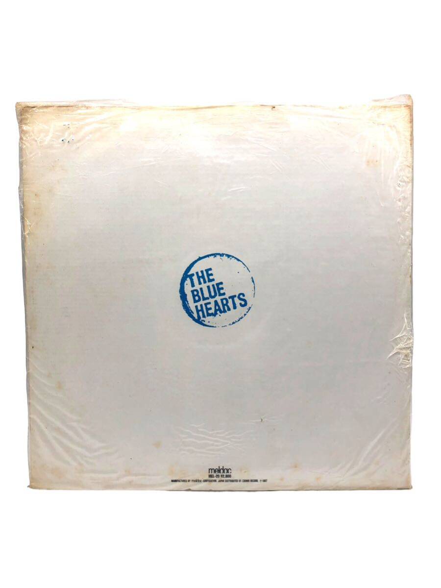 1円〜 THE BLUE HEATS ザブルーハーツ LP レコード MEL-20 邦楽 1stアルバム 1987 ダンボールジャケット 当時物 希少 ヤングアンドプリティの画像2