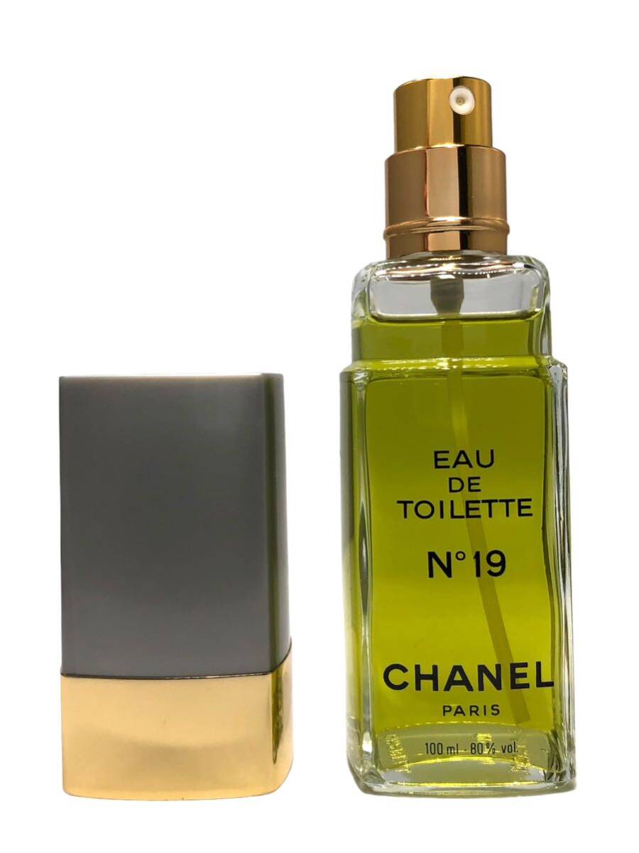 CHANEL シャネル 香水 N゜19/ No19 100ml フレグランス オードトワレ EAU DE TOILETTE VAPORISATEUR 80% vol レディース コスメ 保管品の画像4