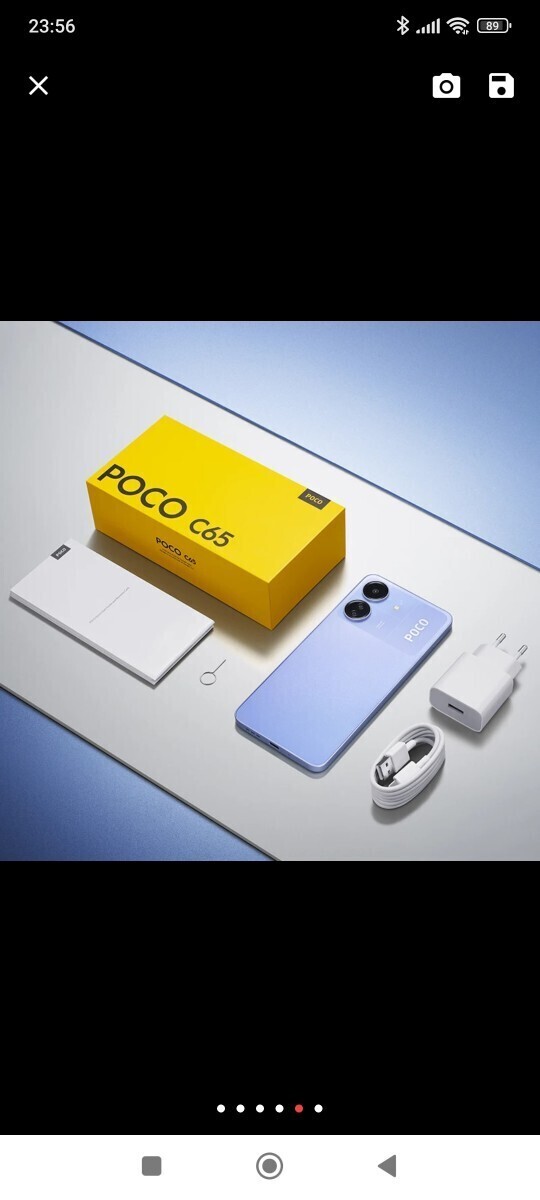 POCO　C65 8GB RAM 256GB ROM 黒　未開封_画像8