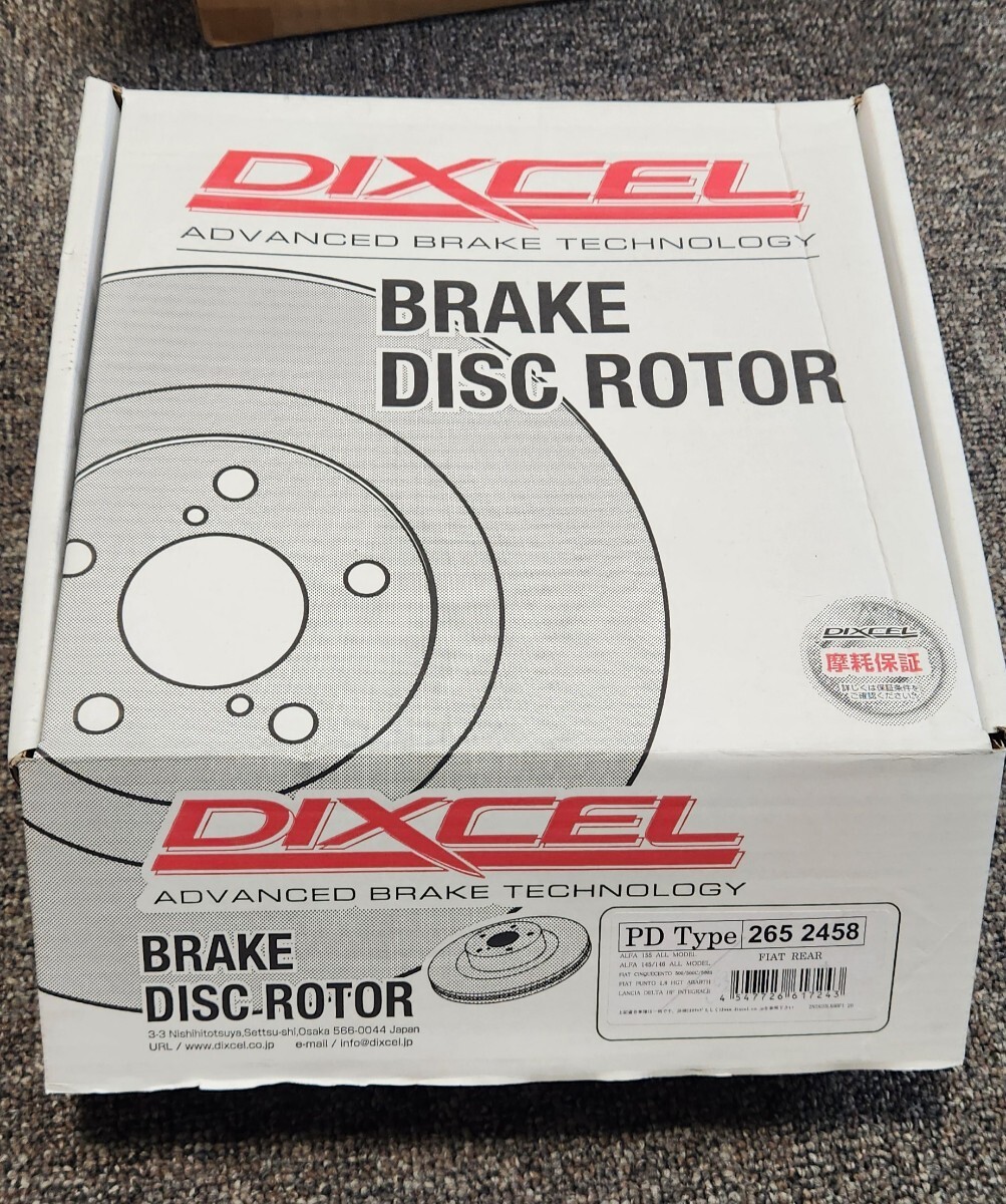 ABARTH abarth 500 595 695 Dixcel PD type new goods rear brake rotor . round for 1 vehicle new car removing brake pad set 
