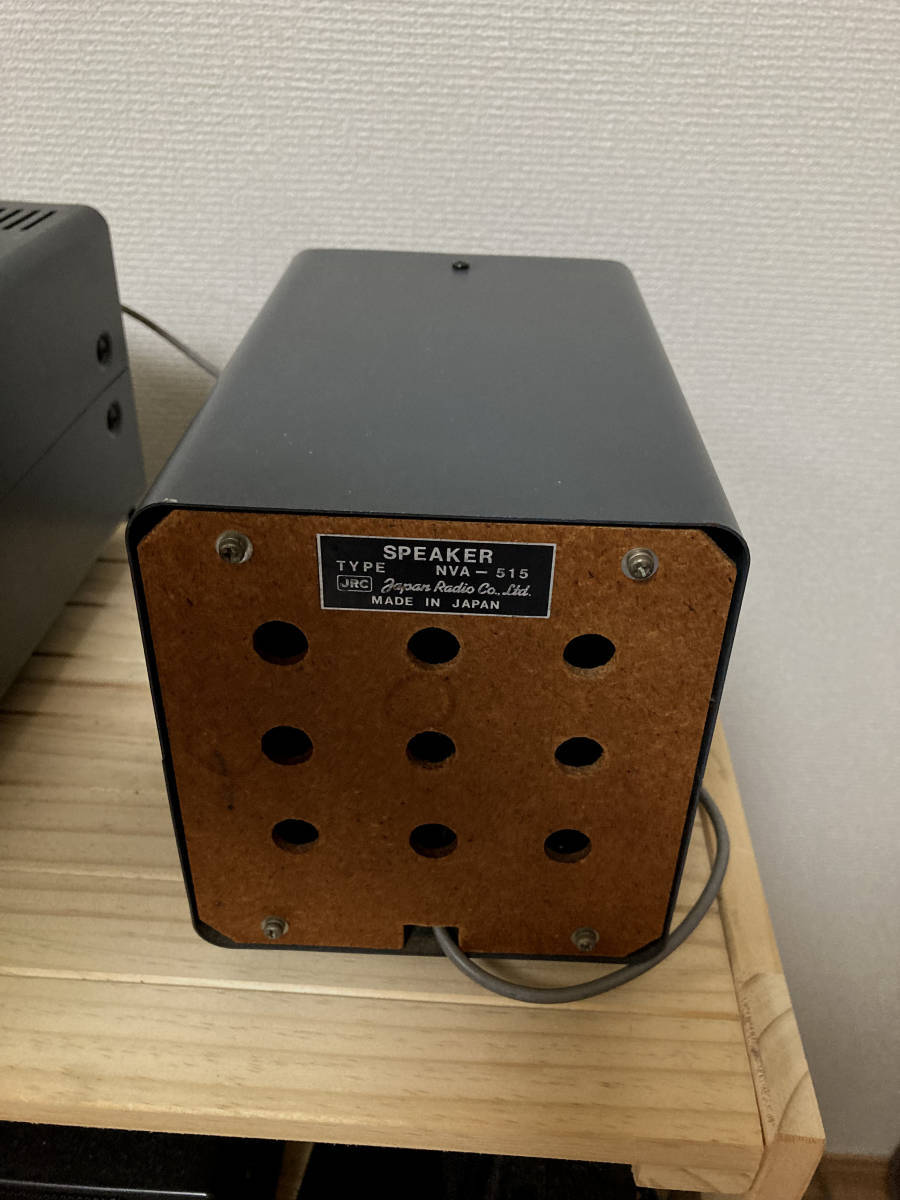 JRC日本無線 NRD-515受信機＋NVA-515スピーカーのセット オーバーホール整備品 動画で確認できますの画像7