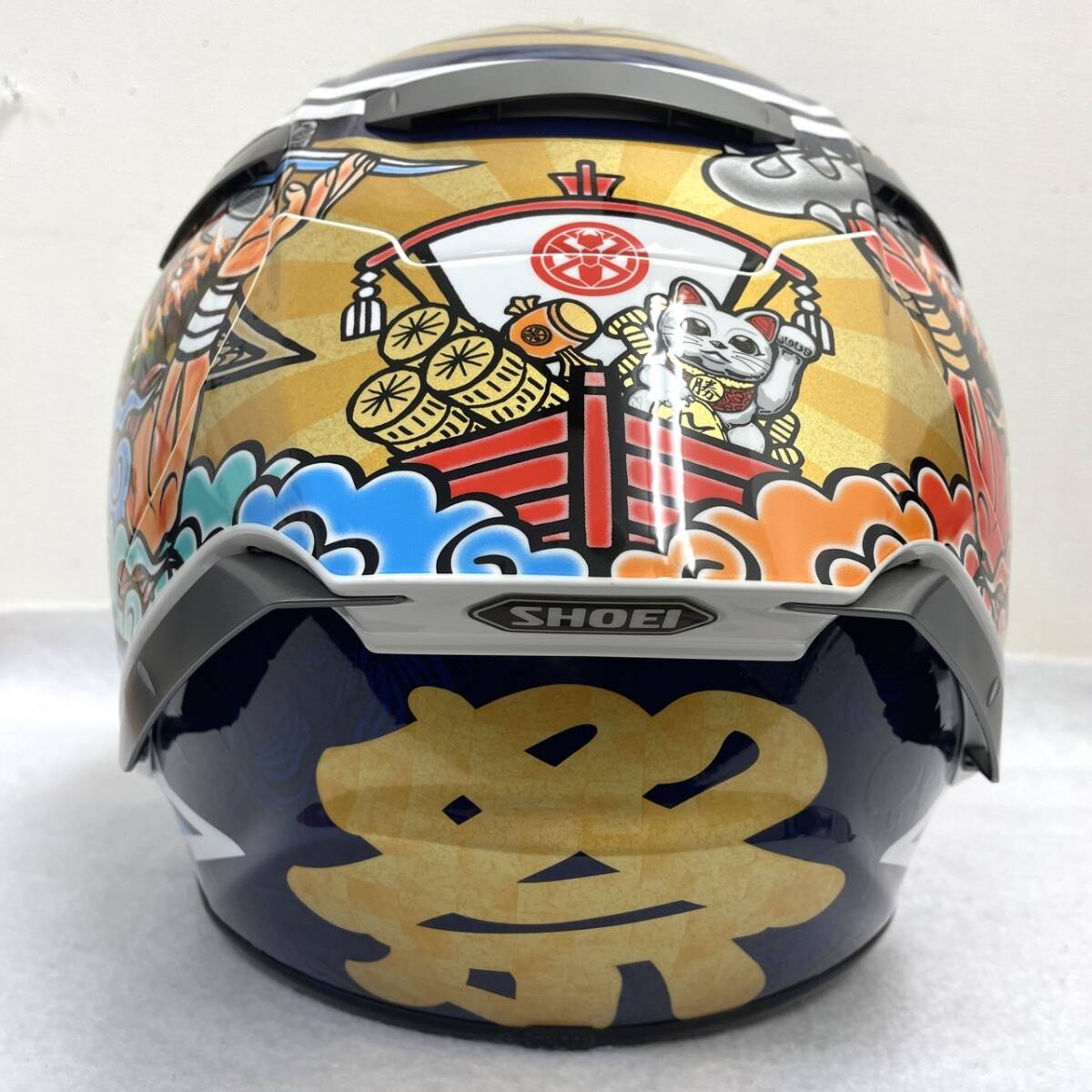 【美品】～限定モデル～ SHOEI ショウエイ X-Fourteen MARQUEZ MOTEGI3 マルケス モテギ3 Lサイズ バイク 二輪 ヘルメットの画像1