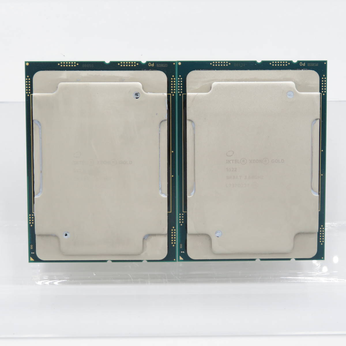 Intel Xeon GOLD 5122 SR3AT 2 piece set operation verification ending 