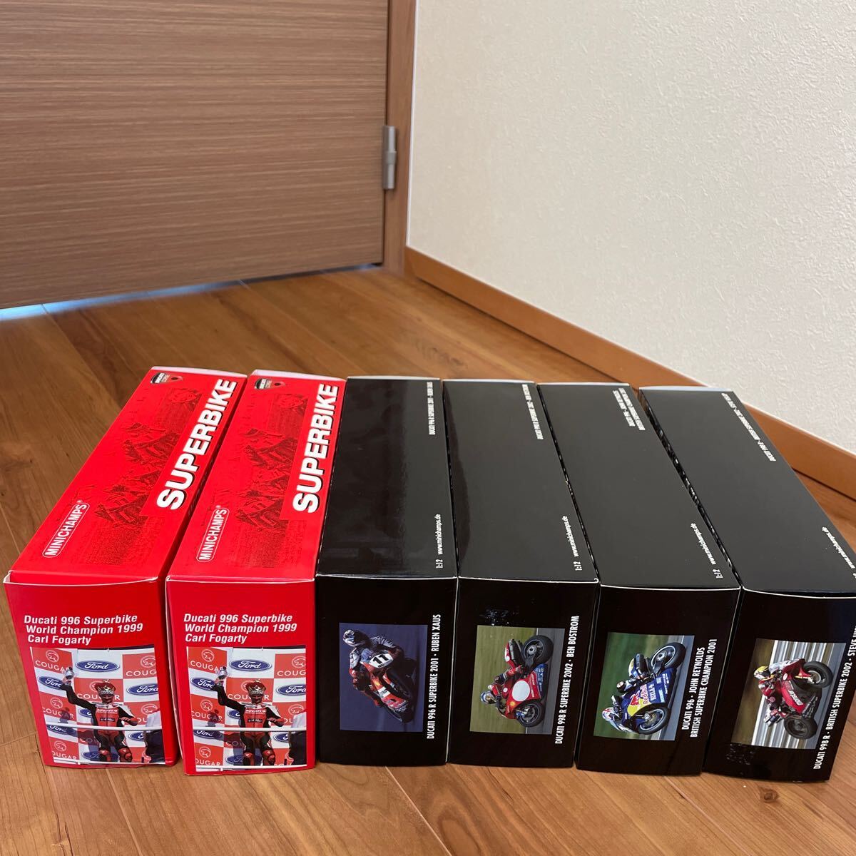 レア物6台セット 1/12 MINICHAMPS DUCATYレーシングバイクの画像4