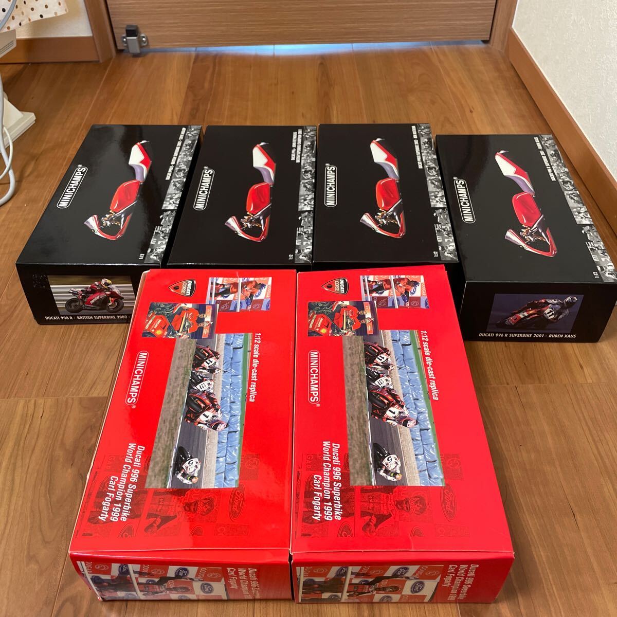 レア物6台セット 1/12 MINICHAMPS DUCATYレーシングバイクの画像3