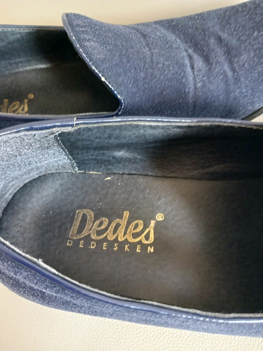 紳士靴 Dedes 41 濃紺 スエード_画像5