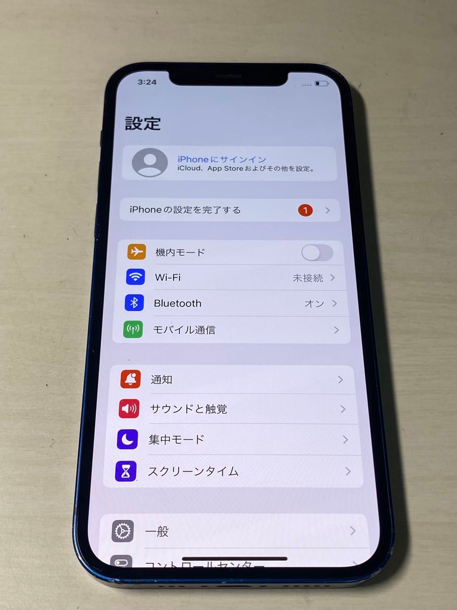 13566  iPhone12 256GB ブルー　SIMフリー　中古品　※本体のみ