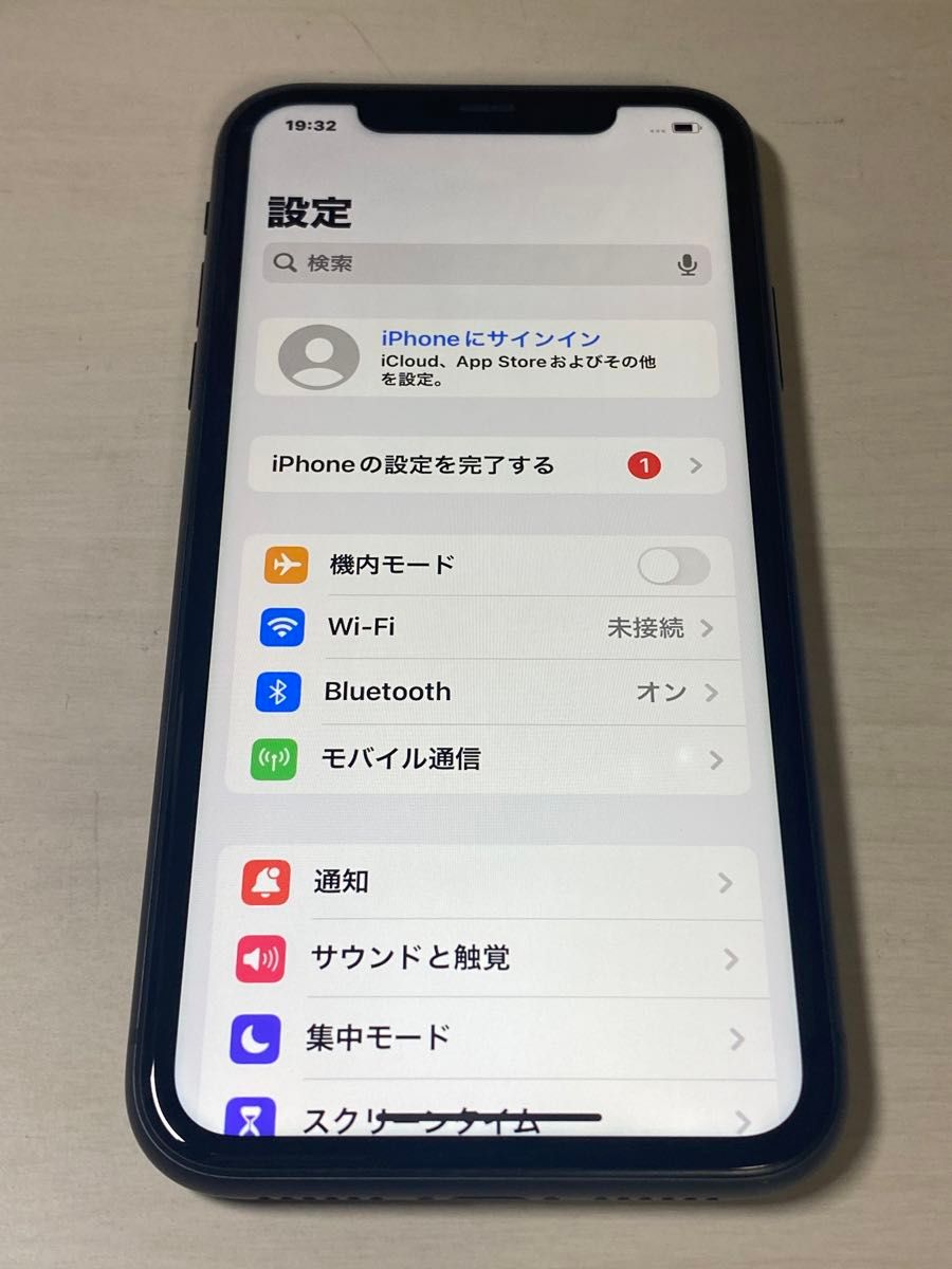 17126  iPhone11 64GB ブラック　SIMフリー　中古品　※本体のみ