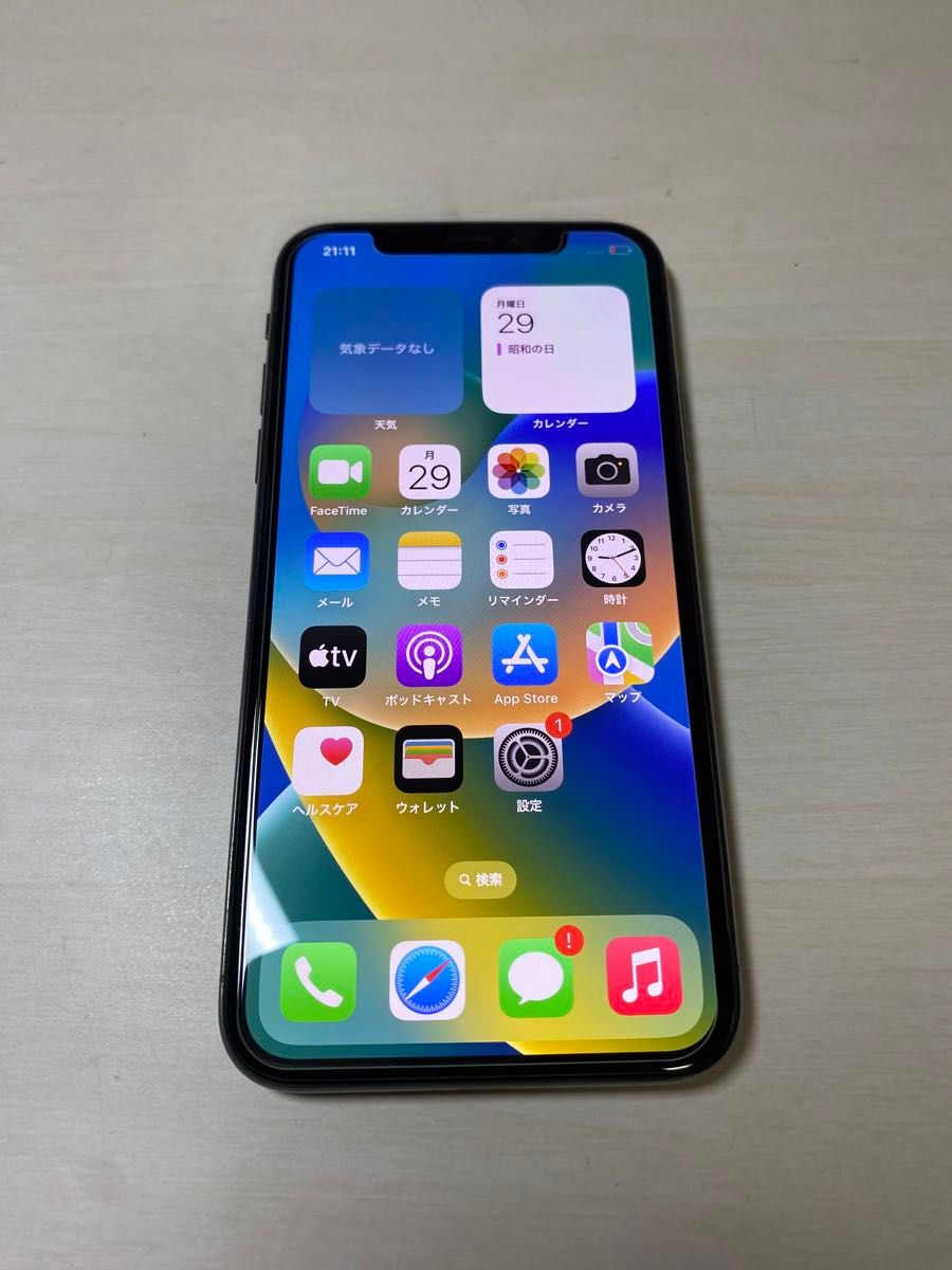 81690  iPhone X 64GB ブラック　SIMフリー　ジャンク品　※本体のみ