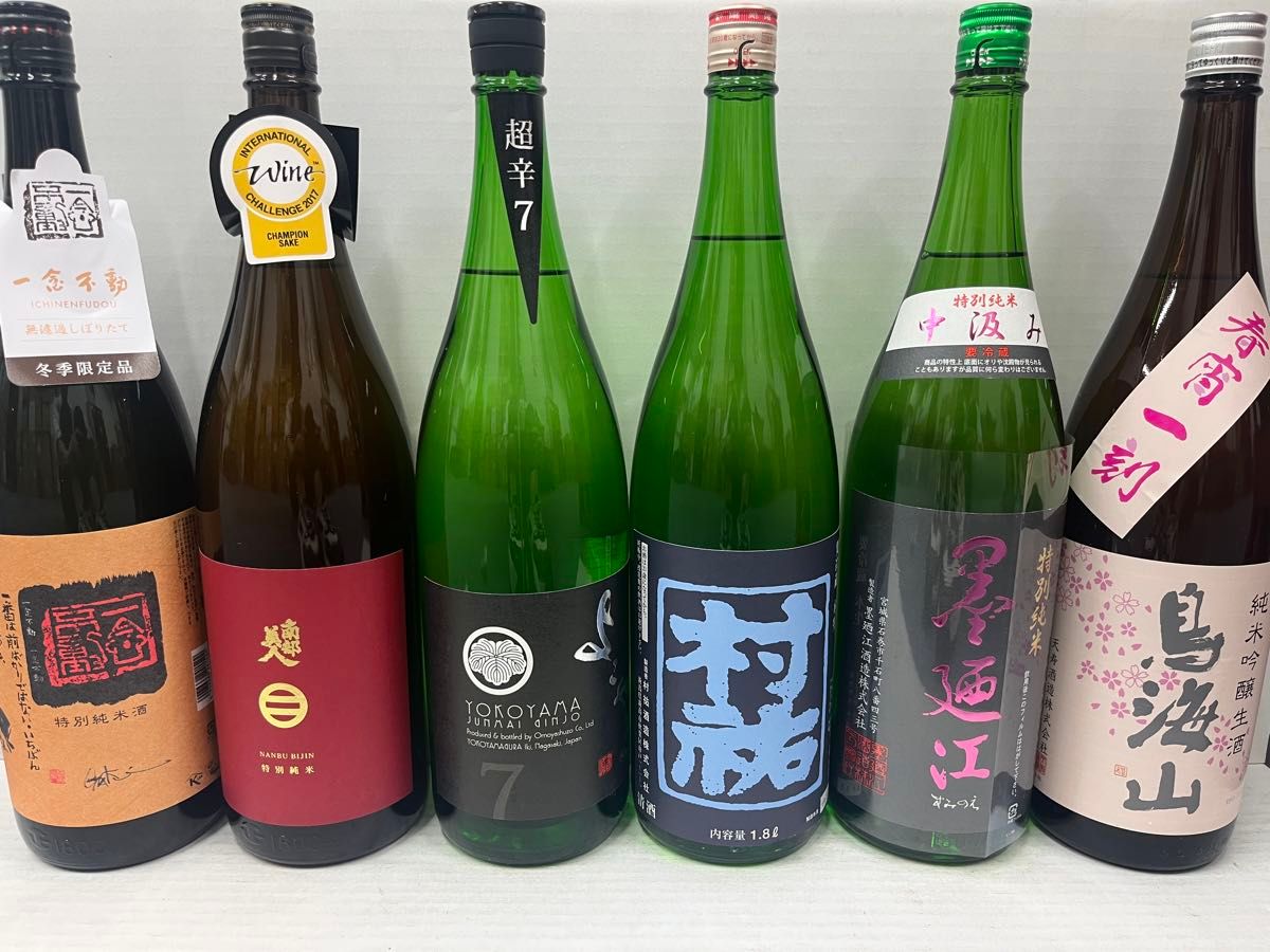 【日本酒】一升瓶6本セット 