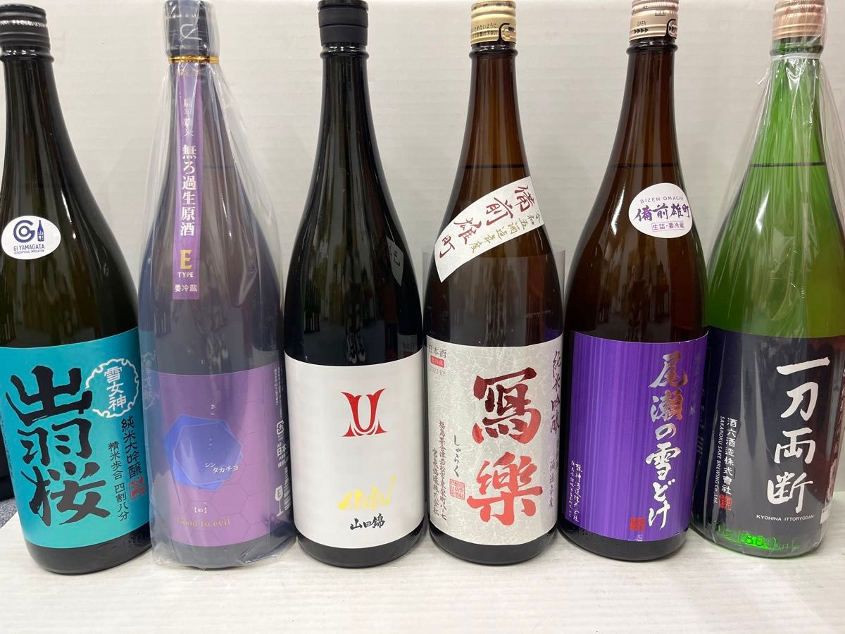 【日本酒】一升瓶6本セット 