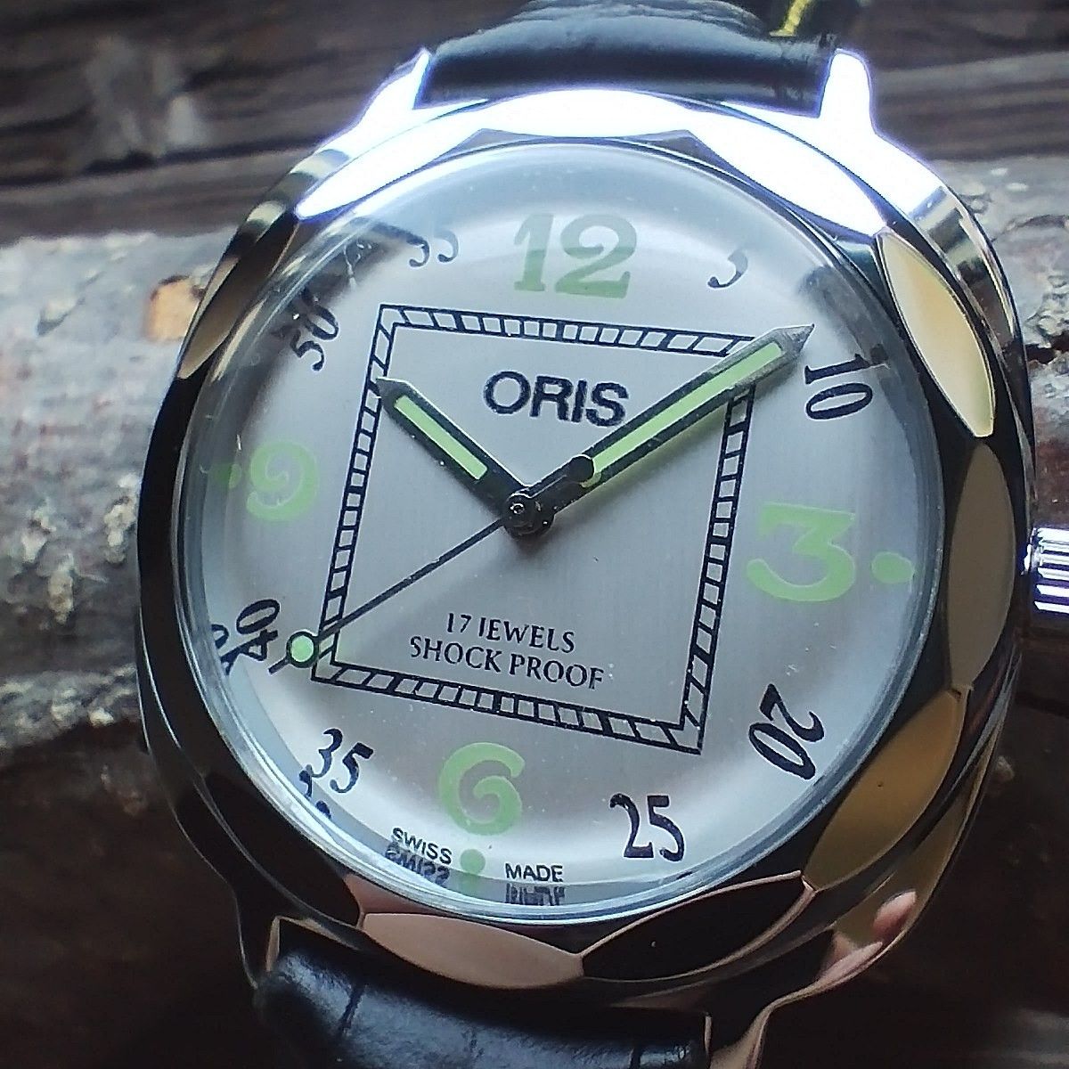 ●美品！●オリス■ORIS 手巻き機械式1980年代ヴィンテージメンズ腕時計アンティーク即納 男性人気ブランド0406