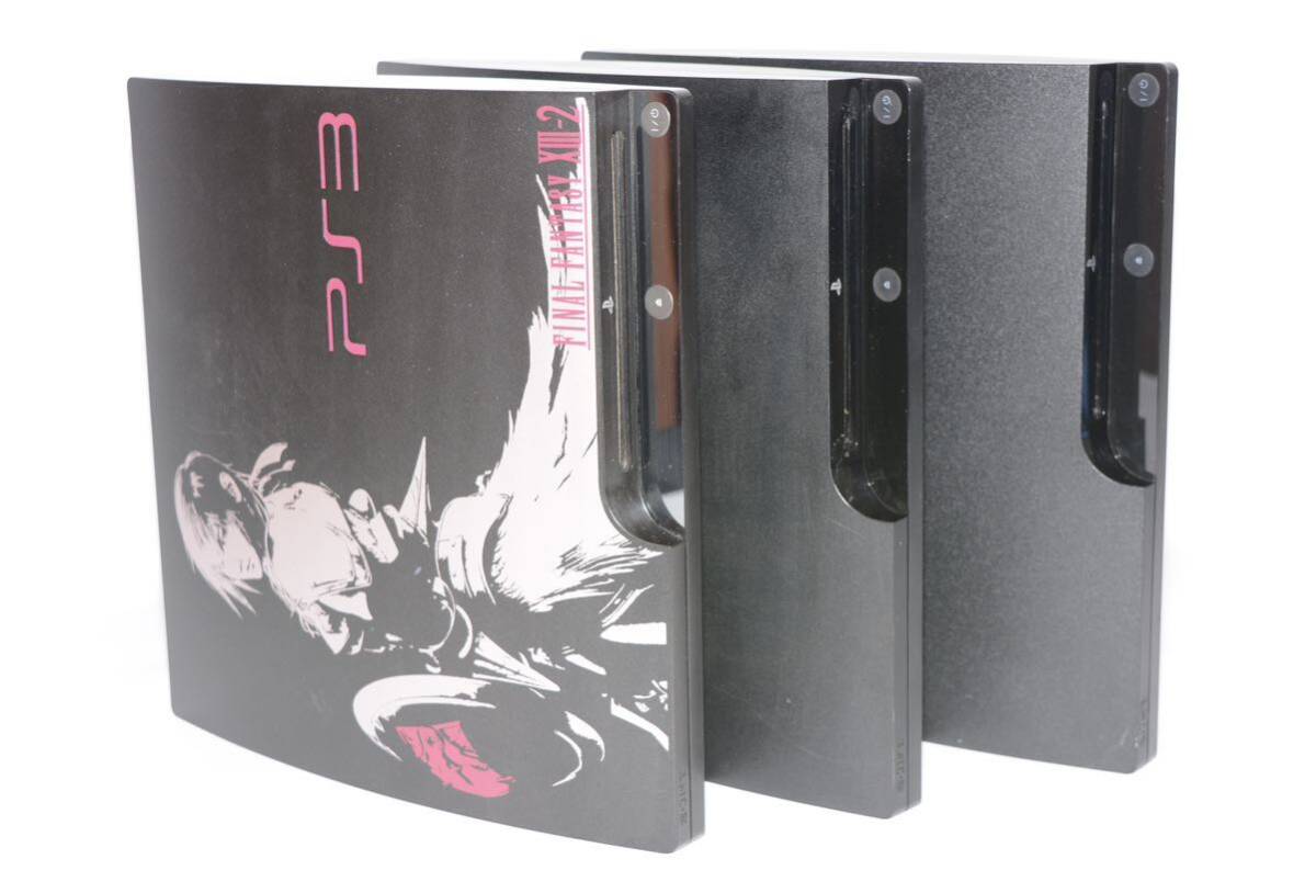 SONY PlayStation PS3 Final Fantasy 13-2 XIII-II CECH-3000B CECH 3000A 本体 プレステ3 3台 Lightning Edition FFコラボ 限定 動作品の画像1