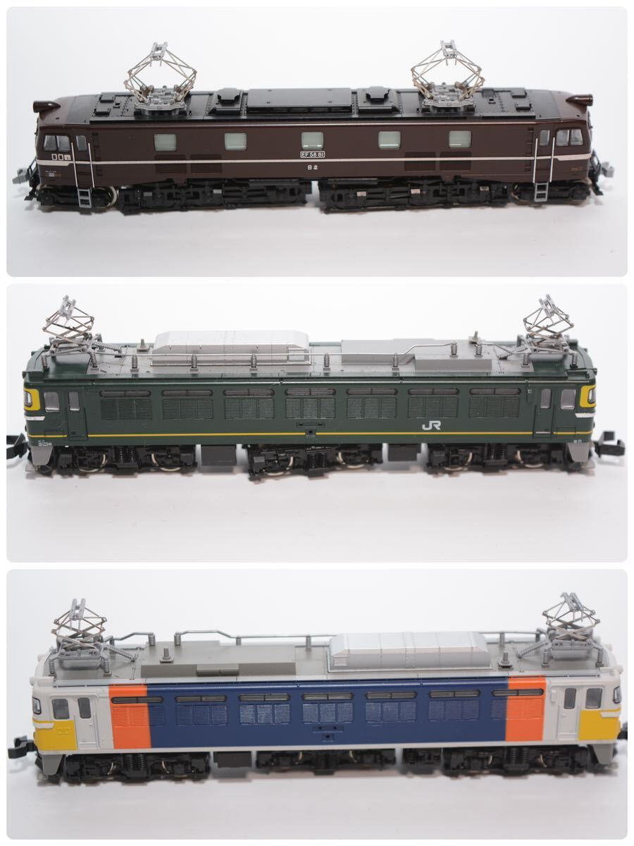 【1円】KATO MicroAce Nゲージ 鉄道模型 蒸気機関車 D51 750 EF58 61 カトー マイクロエース 5両 まとめ 動作確認済み 電気機関車 デゴイチの画像5
