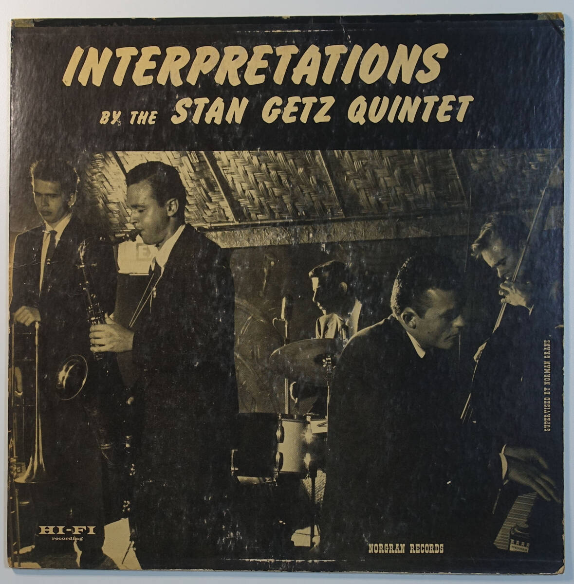 US NORGAN MGN-1000 オリジナル Interpretations by the Stan Getz Quintet VOL1 DG/Flat Edgeの画像1