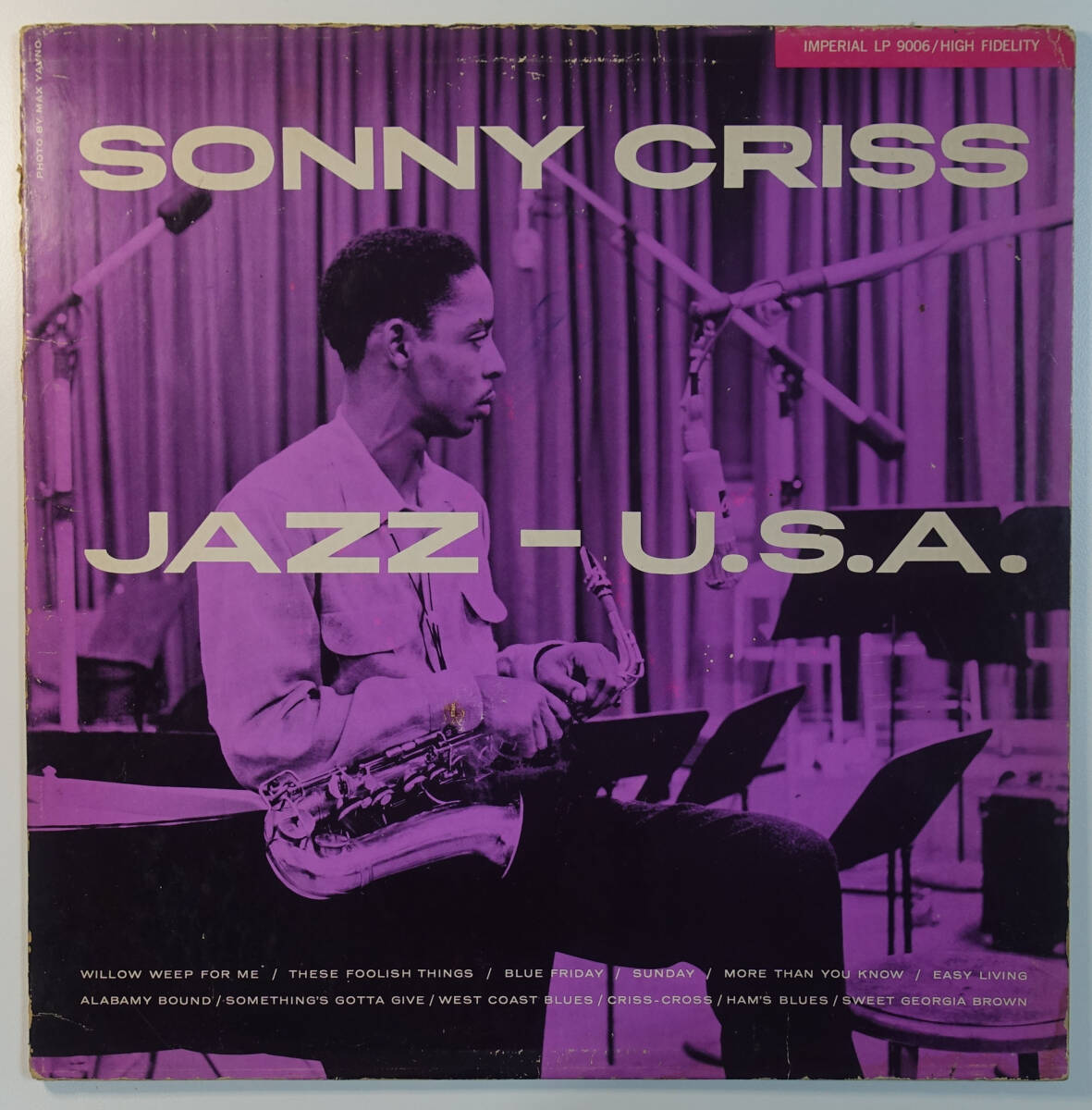 US IMPERIAL LP 9006 完全オリジナル JAZZ-USA / Sonny Criss DG/Flat Edge_画像1