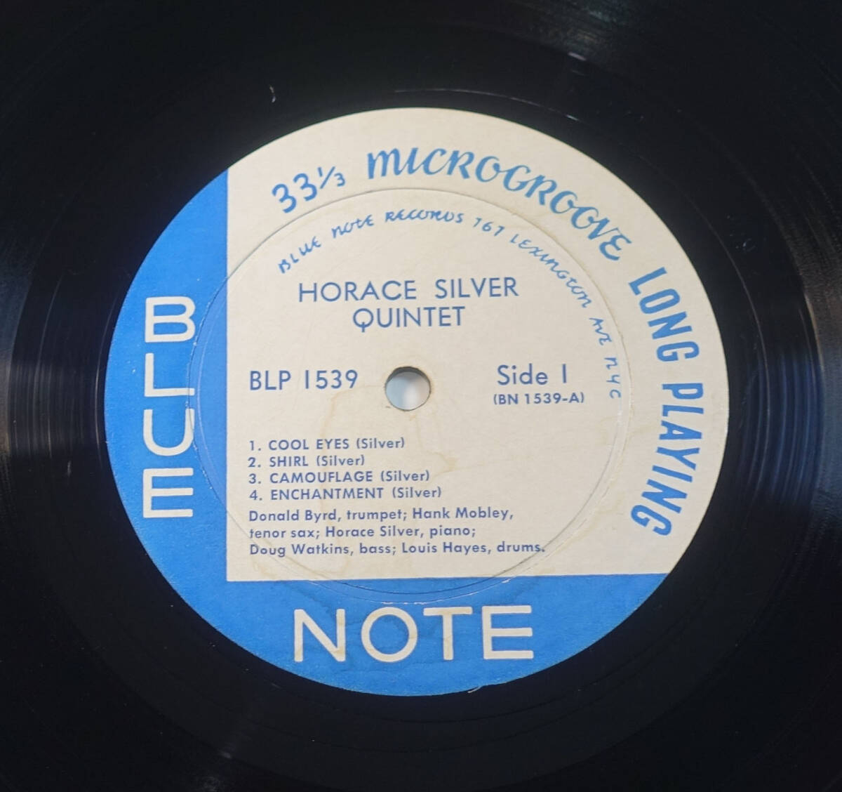 良盤! US BLUE NOTE BLP 1539 完全オリジナル Six Pieces of Silver / Horace Silver Quintet Lexington/DG/RVG/EAR/Flat Edgeの画像3