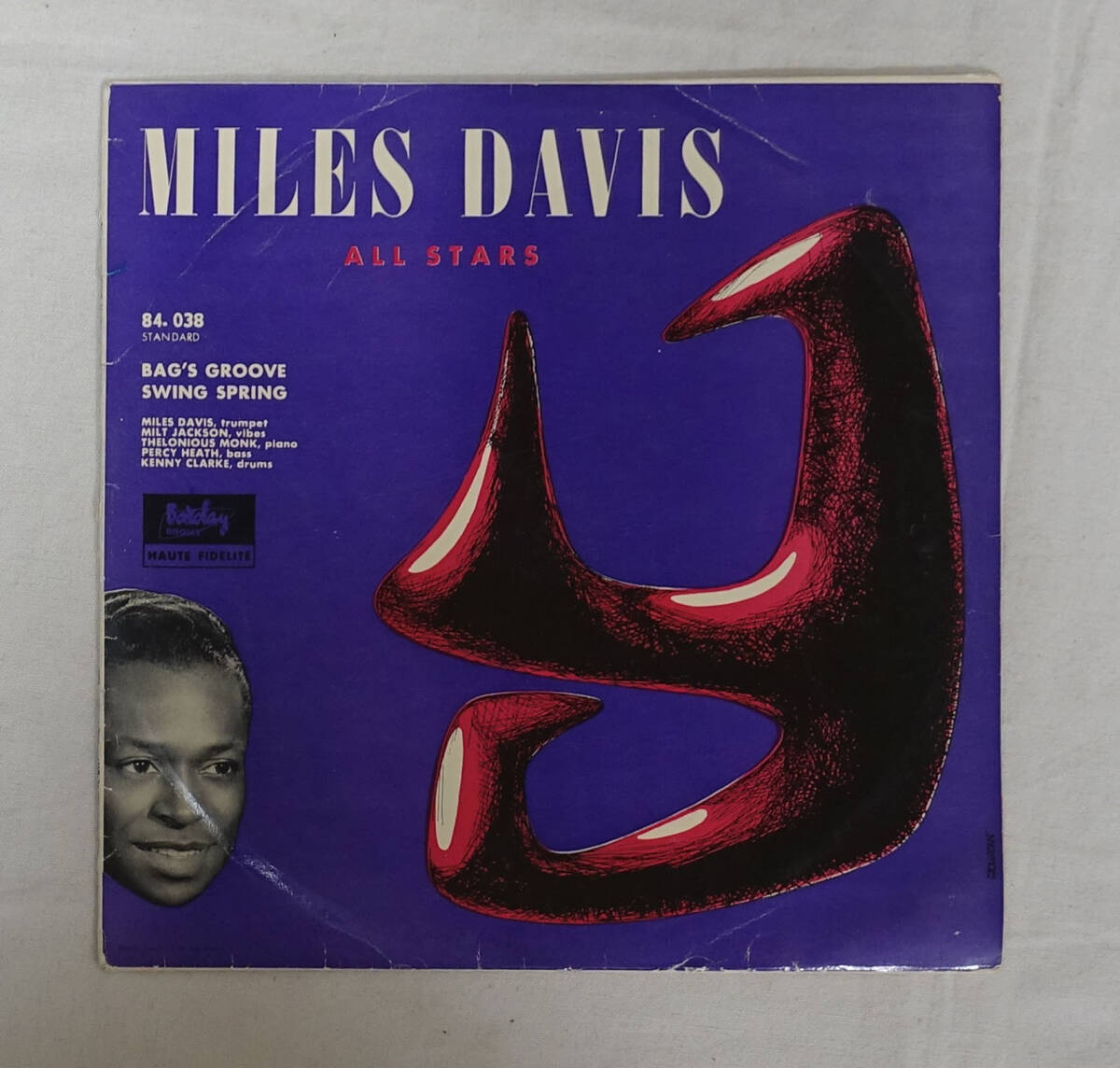 France Barclay オリジナル Bag’s Groove / Miles Davis All Stars_画像1