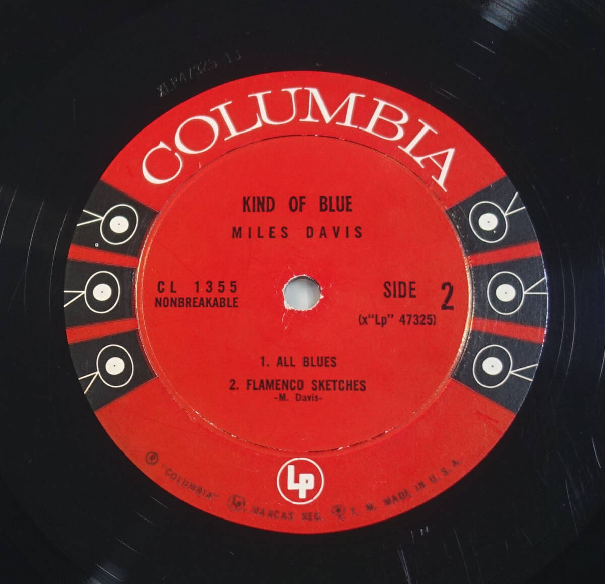 US Columbia MONO CL 1355 オリジナル 6EYES KIND OF BLUE / Miles Davis DGレーベルの画像4