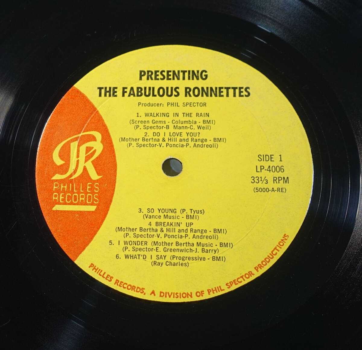 US PHILLES オリジナル LP-4006 Presenting The Fabulous Ronettes Featuring Veronicaの画像3